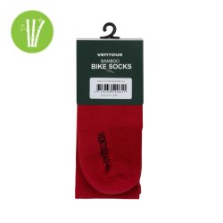 Ventoux Bamboo Bike socks, red