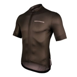 Ventoux Air Cycling Jersey, Mocca Brown