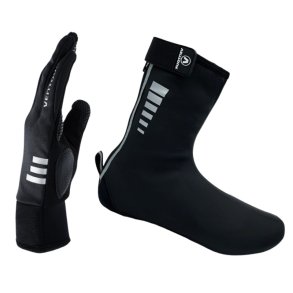 Ventoux Aqua Free skoovertrk, sort + Storm II cykelhandske, sort