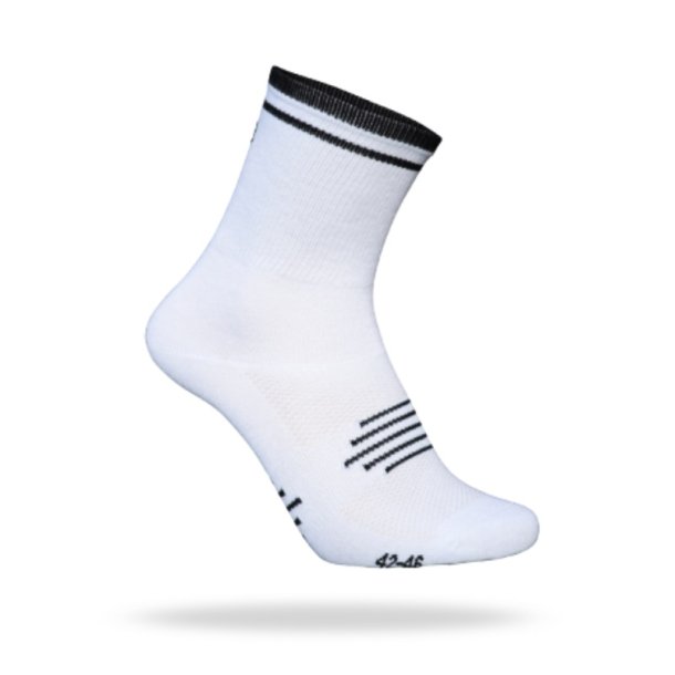 Ventoux Coolmax High Cut Bike Socks, white