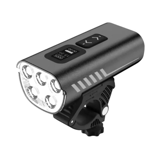 Ventoux USB DC-2000 forlygte, aluminium, 2000 lumen