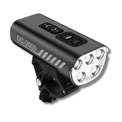 Super skarp High Power LED lygte (2000 effektive lumen) i aluminium. USB-C opladning. Skarp pris 