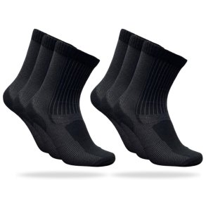 2 x 3 par Ventoux Merino Tech cykelstrmper, sorte