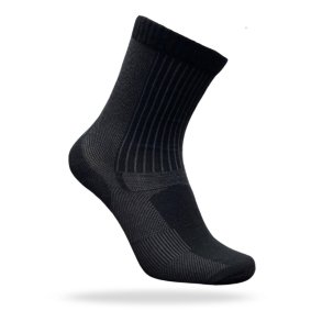 Ventoux tech merino cycling socks, black