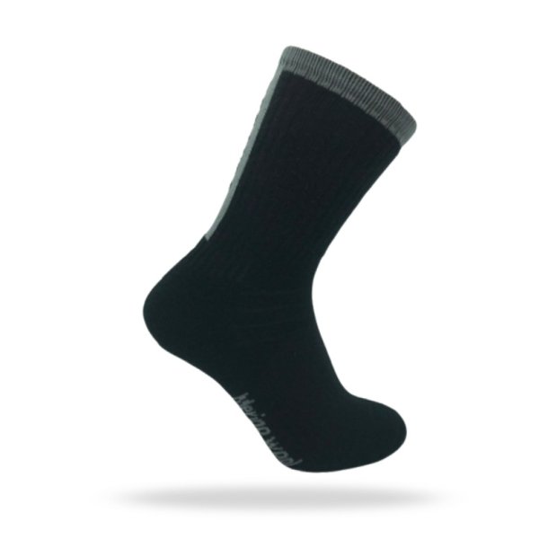 Ventoux Merino Bike Socks, sort/gr