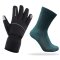Ventoux Mistral Vinterhandske (sort) + Thermolite Socks (trekking green)