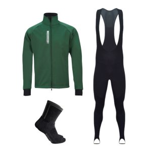 Ventoux Nordic vintercykelst (sort/grn)