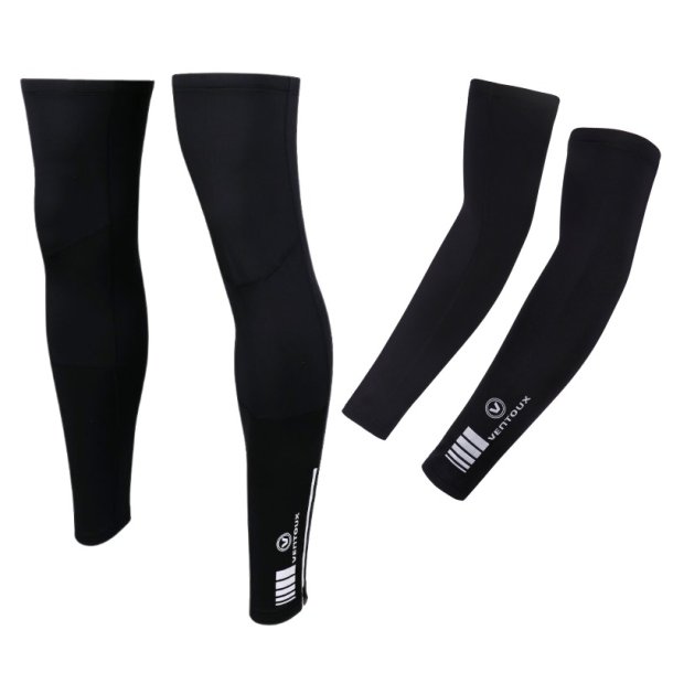 Ventoux Race Thermal Arm & Leg Warmers, Sort