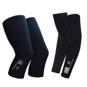 Ventoux Race Thermal Arm & Knee Warmers, Sort