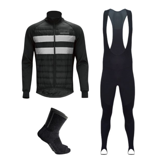 Ventoux Refleks vinterst (sort/gr)