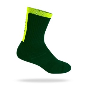 Thermolite Cykelsokker. Sorte med neon kanter