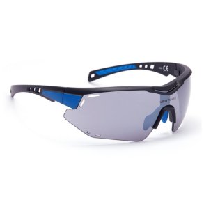 Ventoux Titan cykelbrille,  mat sort/navy bl