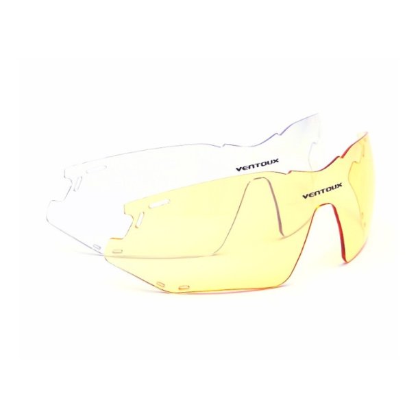Ventoux Titan Polycarbonate linsest, gul og klar