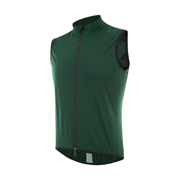 Ventoux Storm cycling vest, green