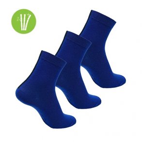 3-pak Ventoux Bamboo Bike Socks, Navy bl