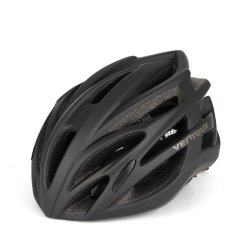 Air cykelhjelm i mat sort. Ultra let (fra 195 gram).