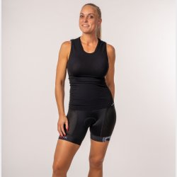 Ventoux Champion Bib Cycling Shorts, women, black/white