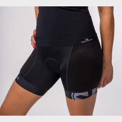 Ventoux Champion Bib Cycling Shorts, women, black/white