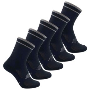 5-pak Ventoux Coolmax High Cut Bike Socks, sort