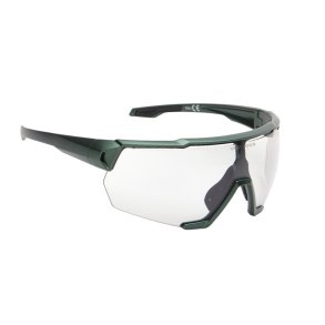 Ventoux Hero Photochromic cycling glasses, mat metalic green