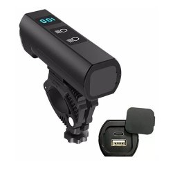 Ventoux USB High Power Alu forlygte 1200 lumen + Firebird kombi cykellygte