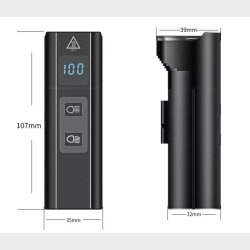Ventoux USB High Power Alu forlygte 1200 lumen + Firebird kombi cykellygte