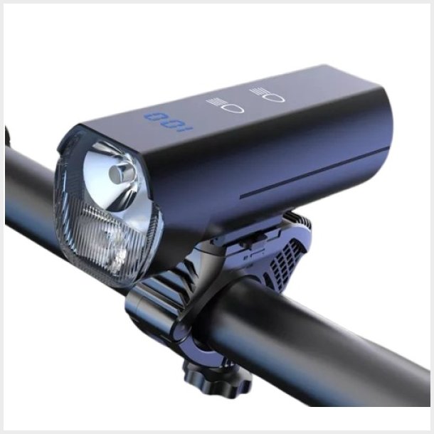 Ventoux USB High Power Alu forlygte 1200 lumen + Firebird kombi cykellygte