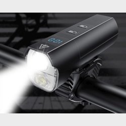Ventoux USB High Power Alu forlygte 1200 lumen + Firebird kombi cykellygte