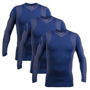 3-pak Ventoux Layer One LS svedundertrje, navy bl