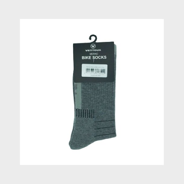Ventoux merino cycling socks, grey