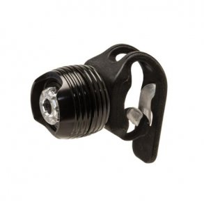 Micro Alu/Silicone forlygte, sort