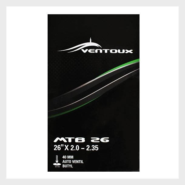 Ventoux MTB cykelslange, AUTO, 26 x 2.0 - 2.35
