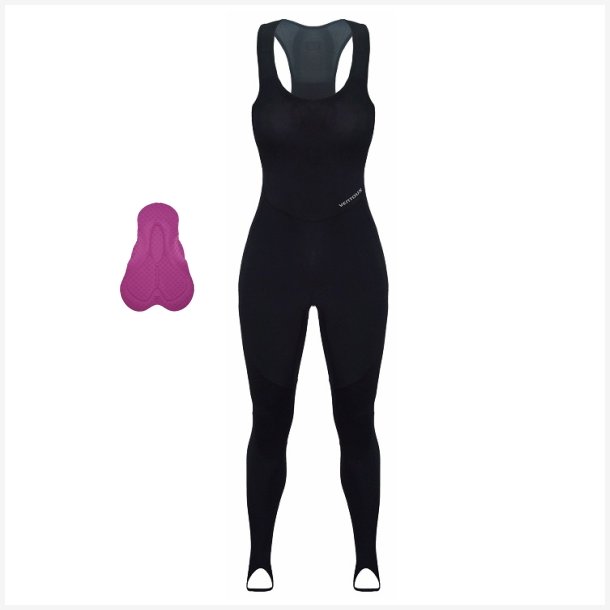 Ventoux New Nordic Wind Bib Cycling Tights, women, with pad