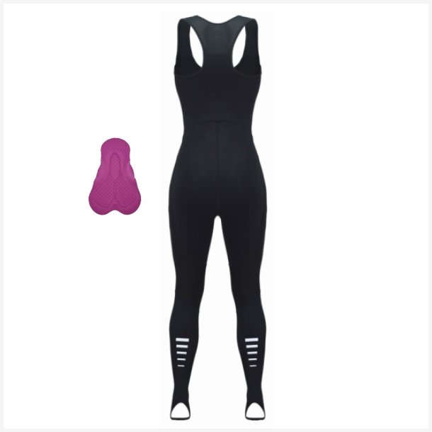 Ventoux New Nordic Wind Bib Cycling Tights, women, with pad