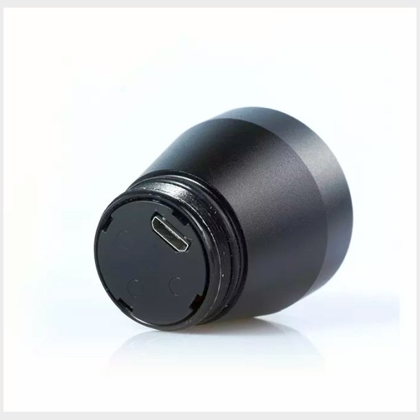 Smart LED baglygte i aluminium med USB opladning og bremselys. 100 lumen