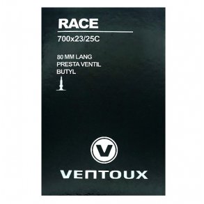 Ventoux race slange, 700x18/25C, 80 mm ventil