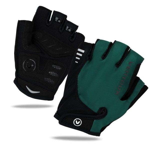 Ventoux SG cycling gloves, black/green