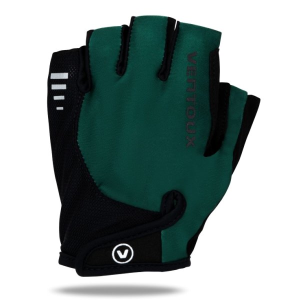 Ventoux SG cycling gloves, black/green