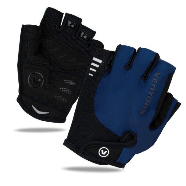 Ventoux SG cycling gloves, black/dark blue
