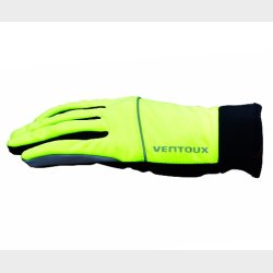 Ventoux Storm cycling gloves, neon