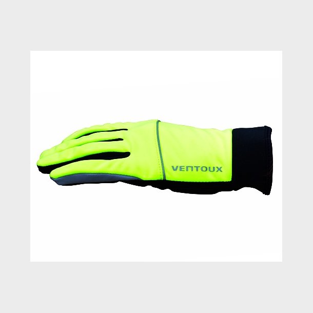 Ventoux Storm cycling gloves, neon
