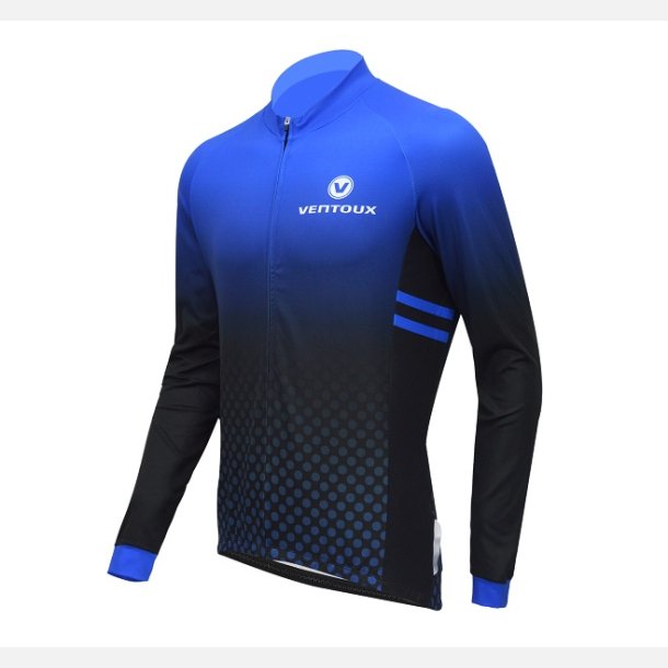 Ventoux Thermal Cycling Jersey LS, black/blue