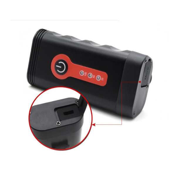 Ventoux USB Power Alu forlygte 1000 lumen