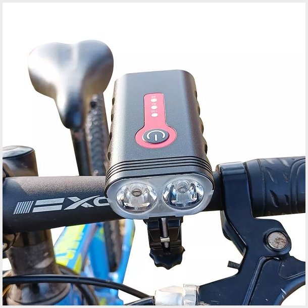 Ventoux USB Power Alu 1000 lumens forlygte + Firebird kombi baglygte