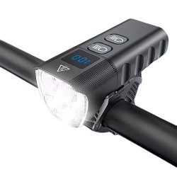 High Power LED lygte (1600 lumen) i aluminium. USB-C opladning. Skarp pris 
